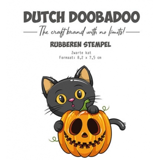 Rubber Stempel Zwarte Kat -...